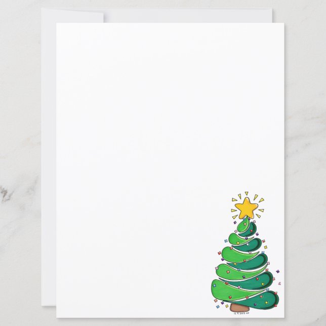 Papier Noël Fantaisiste (Devant)