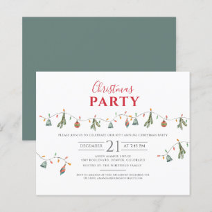 Papier Noël Fêtes Bureau Parti Budget Invitation