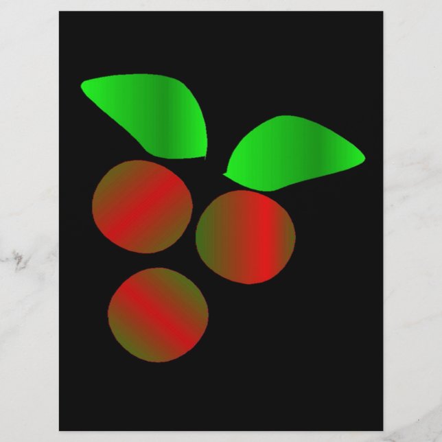 Papier Noël Holly VI (Devant)