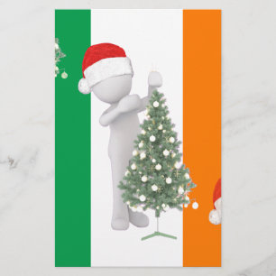 Papier noël irlandais