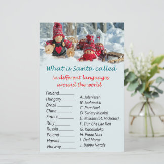 Papier Noël naît Noël dans le monde jeu