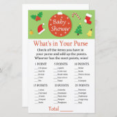 Papier Noël Qu'y a-t-il dans votre sac à main (Devant / Derrière)