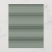 Papier Noir crème moderne script minimal contemporain (Dos)