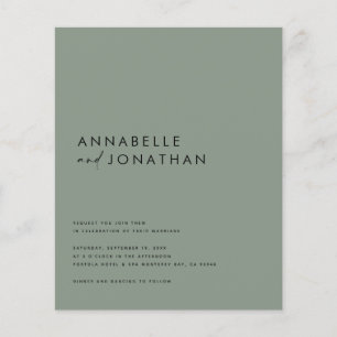 Papier Noir crème moderne script minimal contemporain