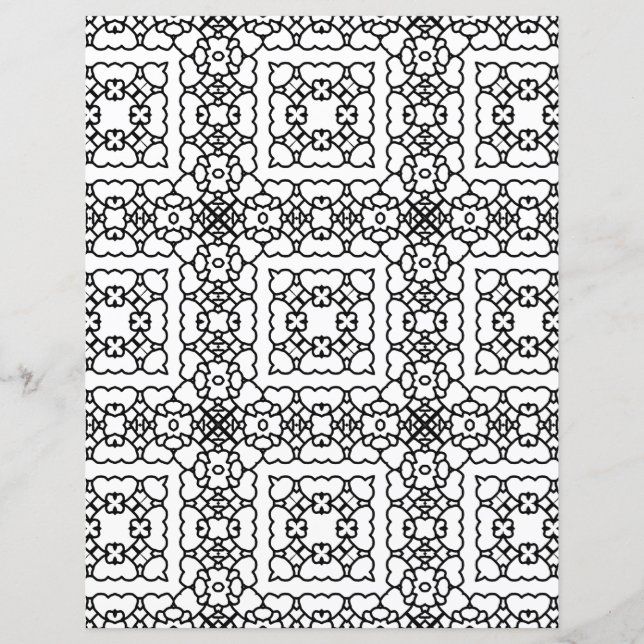 Papier Noir et blanc 2k (Devant)
