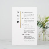 Papier Noir et blanc. Mariage de typographie simple offic (Debout devant)