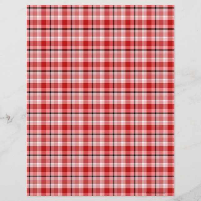 Papier noir rouge à gratte-ciel (Devant)