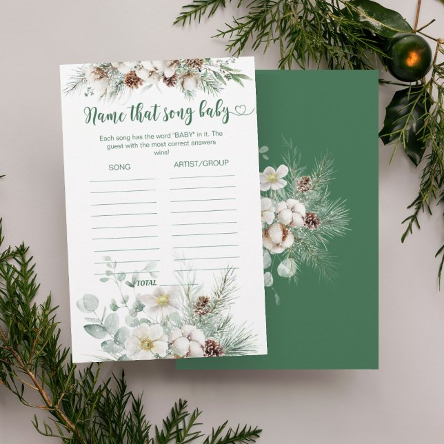 Papier Nom à feuillage persistant qui chanson jeu de baby (Créateur téléchargé)