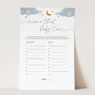 Papier Nom Ce Bébé Tune Twinkle Star Baby shower Jeu