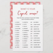 Papier Nom Cupidé Jeu Saint Valentin Jeu de fête (Devant / Derrière)