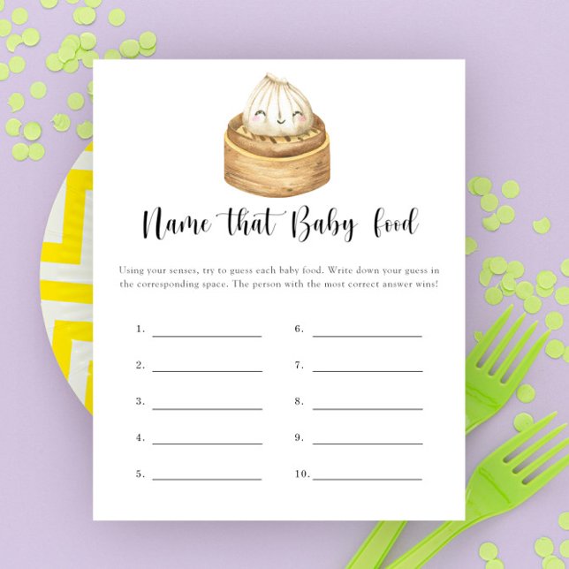 Papier Nom de la petite peluche bébé Alimentation jeu de  (Créateur téléchargé)