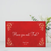 Papier Nom de la table mariage Bourgogne (Debout devant)