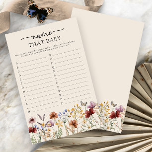 Papier Nom Du Boho Ce Jeu De Bébé