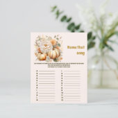 Papier Nom du jeu de Baby shower de chanson (Debout devant)