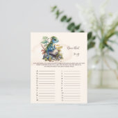 Papier Nom du jeu de Baby shower de chanson (Debout devant)