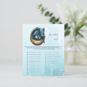 Papier Nom du jeu de Baby shower de chanson (Debout devant)
