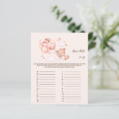 Papier Nom du jeu de Baby shower de chanson (Debout devant)