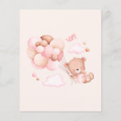 Papier Nom du jeu de Baby shower de chanson (Dos)