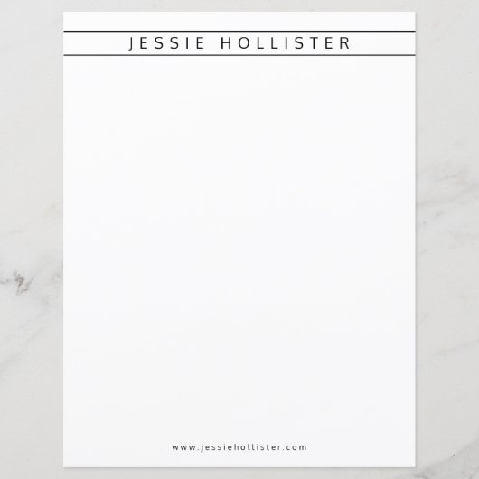 Papier Nom professionnel et informations (Devant)