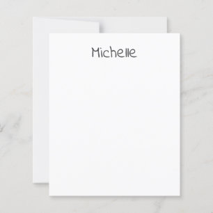 Papier Nom propre minimaliste moderne professionnel