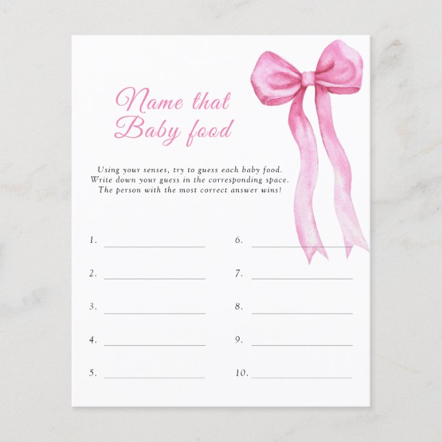 Papier Nom que bébé alimentation jeu de douche - thème ar (Devant)