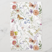 Papier Nom Que Spice Pressé Floral Fête des mariées Jeu (Dos)