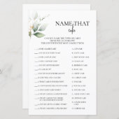 Papier Nom Qui Gâteau Gâteau Vert Jeu Nuptial (Devant / Derrière)