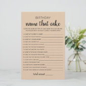 Papier Nommer ce gâteau Jeu de fête d'anniversaire (Debout devant)
