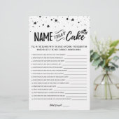 Papier Nommez ce gâteau Jeu de mariage avec réponses (Debout devant)