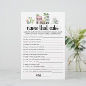 Papier Nommez ce jeu de fête de gâteau avec réponses (Debout devant)