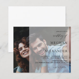 Papier Noms de budget Photo moderne 8H Mariage