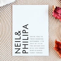 NOMS Gras Budget Ultra Moderne Simple Mariage