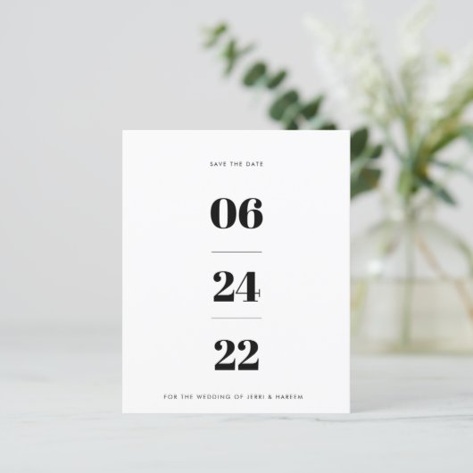 Papier Non-photo Enregistrer la date (Debout devant)