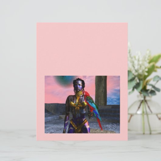 PAPIER NORA CYBER WARRIOR (Debout devant)