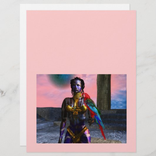 PAPIER NORA CYBER WARRIOR (Devant / Derrière)