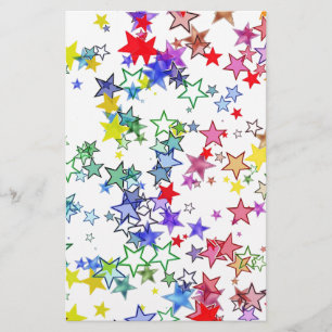 Papier norme avec des étoiles