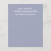 Papier Nos humains sont engagés - Invitations de la fête  (Dos)