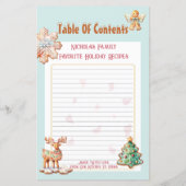 Papier Nostalgic Gingerbread Famille Recette Livre Numéro (Dos)