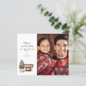 Papier Note de Noël de la cheminée du budget (Debout devant)