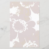 Papier Note florale couleur lavande (Dos)