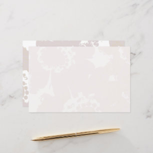 Papier Note florale couleur lavande