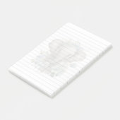 Papier-notes 3M Post-it® Éléphant de bébé adorable (Incliné)