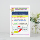 Papier Notes de calcul de remises (Debout devant)