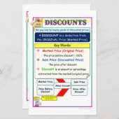 Papier Notes de calcul de remises (Devant / Derrière)