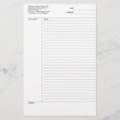 Papier Notes de focus (Devant)