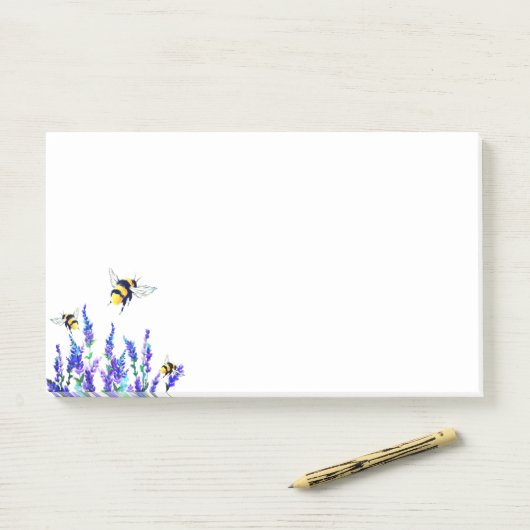 Papier-notes Flying Bee Post-it® (Sur un bureau)