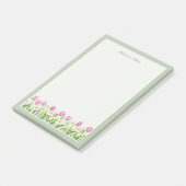 Papier notes Post-it Fleurs de printemps Tulipes r (Incliné)