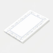 Papier notes Traditionnel Bleu | Post-it (Incliné)