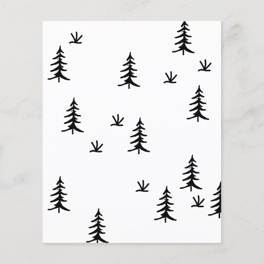 Papier Notre Aventure Commence Le Mariage Forestier Écono (Dos)