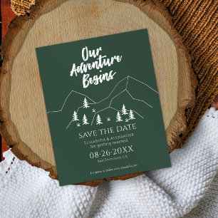 Papier Notre Aventure Commence Le Mariage Forestier Écono